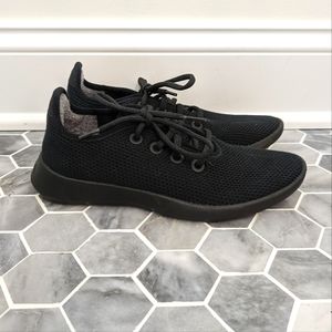 Allbirds Jet Black Mesh Tree Runners Sneakers